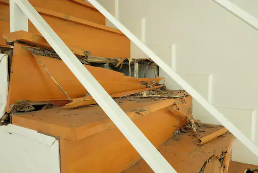 Termite Damaged Stairs